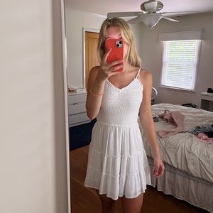 hollister white dress